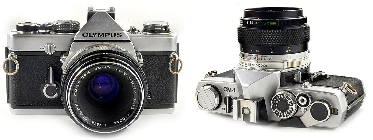 olympus om-1 front