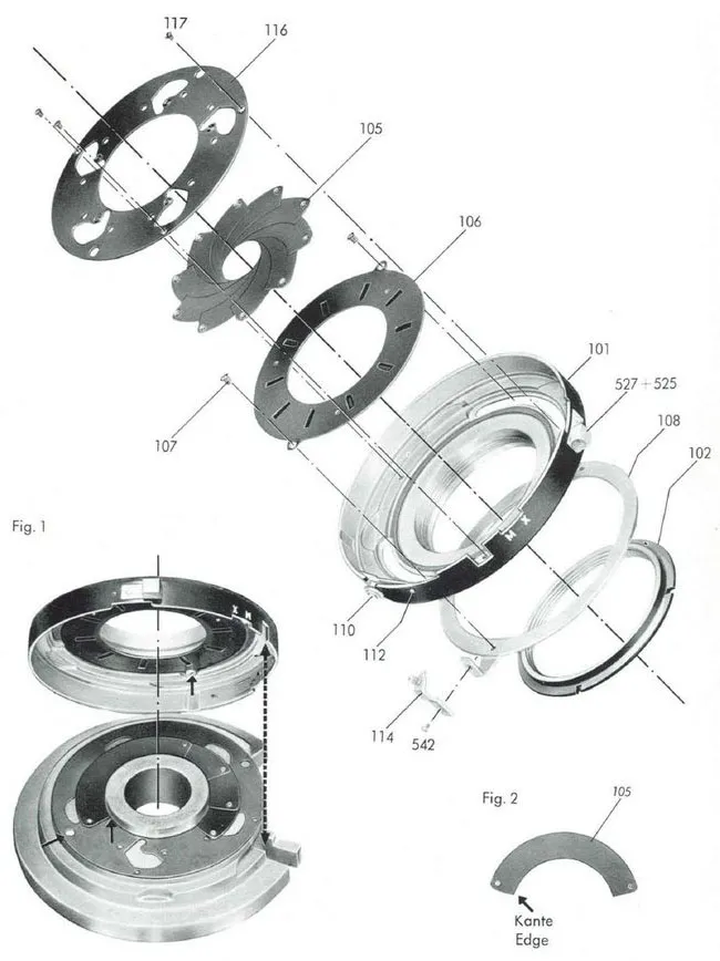 Compur shutter diagram