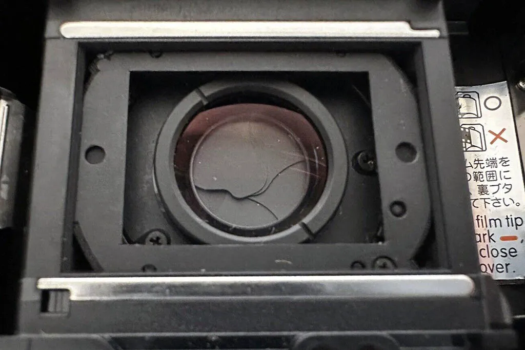 Shutter of the contax t3