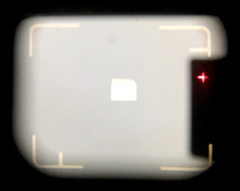 makina 67 light meter viewfinder leds