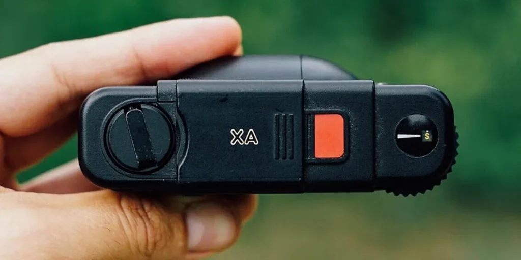 Olympus XA shutter buttom