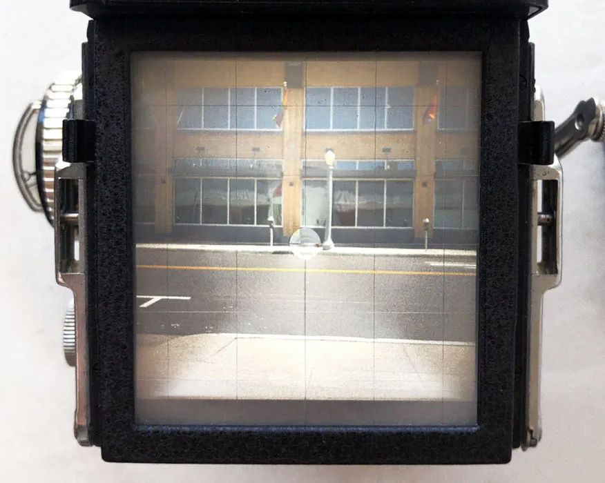 Rolleiflex 2.8F focusing screen