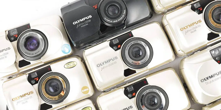 Lot of olympus stylus zoom cameras